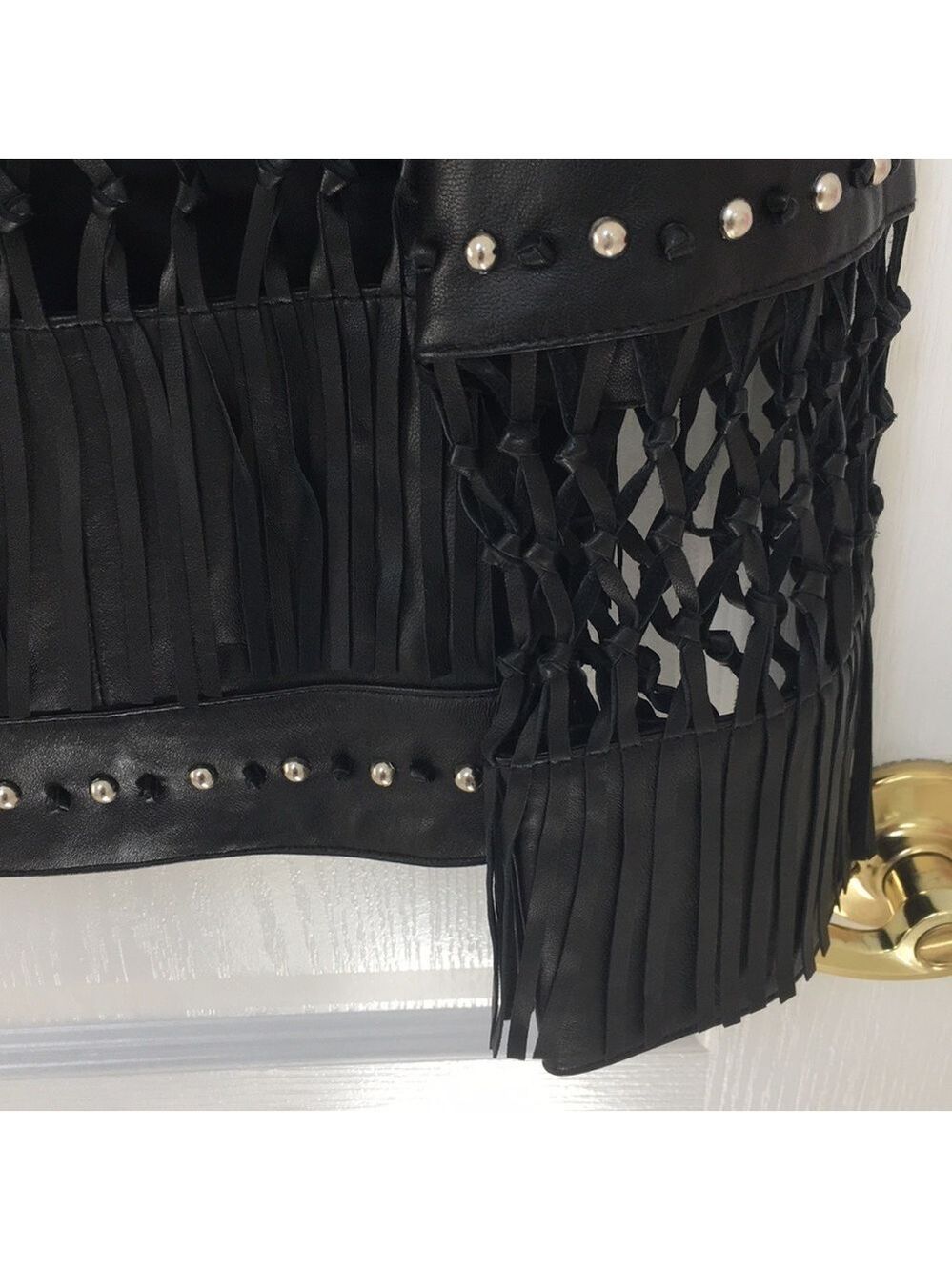 𝅺Pamela McCoy leather jacket - Picture 6 of 8